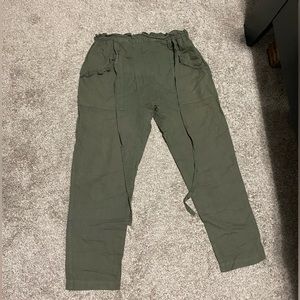 the great. olive green trouser